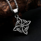 Valknut Steel Pendant Nordic Celtic Knot 316L