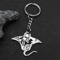 Manta Ray Gold Pendant Necklace