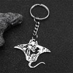 Manta Ray Gold Pendant Necklace