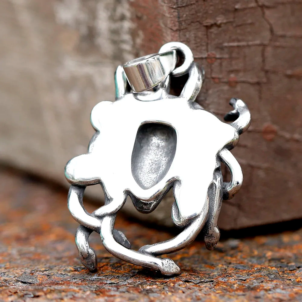 2023 New Design 316L Stainless Steel Men's Medusa Pendant Necklace Vintage Accessories Fashion Party Gift free shipping