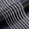 Cuban Curb Chain Choker 7.5mm — Stainless Steel