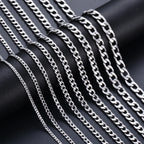 Cuban Curb Chain Choker 7.5mm — Stainless Steel