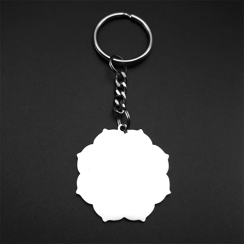 Angel Seal Keyring — Stainless Steel
