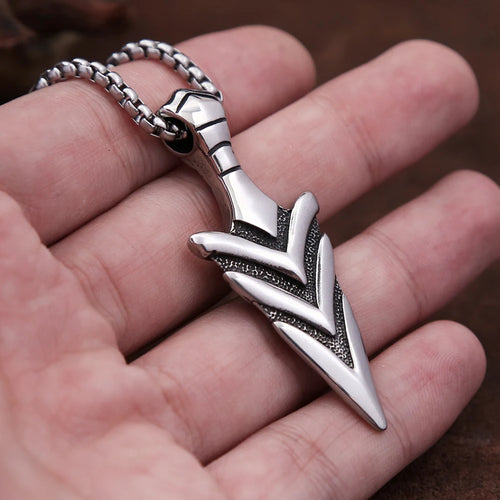 Arrow Pendant — Stainless Steel