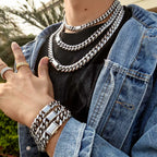 Black Cuban Chain Stainless Steel 8/10/12/14MM
