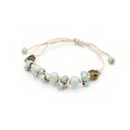 Rope Ceramic Bead Bracelet — Stainless Steel
