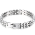 316L Stainless Steel Bracelet For Man Women 15MM Wide Link Watch Chain Men's Bracelets Necklaces Mannen Armband Hand