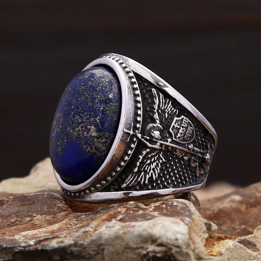 St Michael Angel Ring — 316L Steel