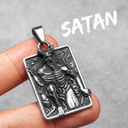 Fallen Angel Devil Pendant — Stainless Steel