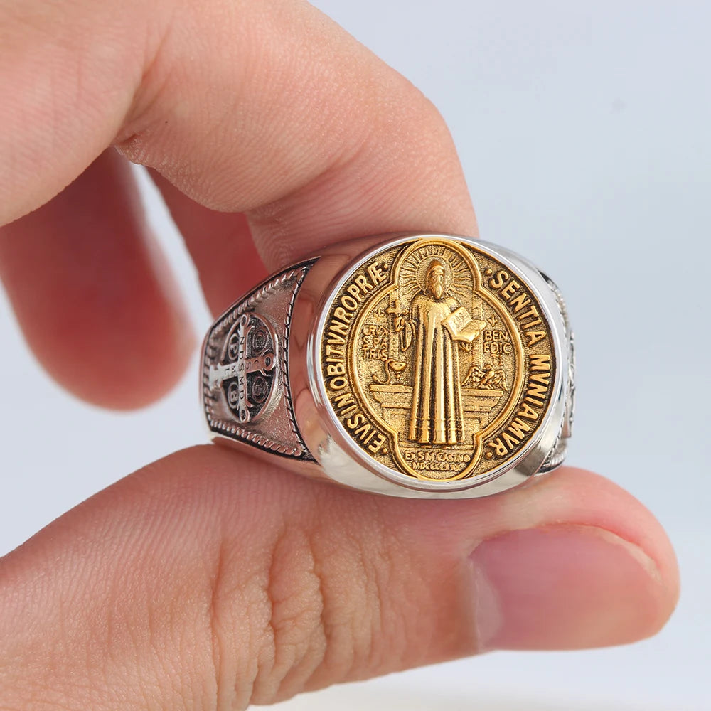 St. Benedict Talisman Ring — 925 Silver