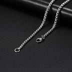 My Shape 3mm-10mm Cuban Chain Stainless Steel Necklaces for Men Male Chains Figaro Box Chain Choker Punk Jewelry 45cm 50cm 60cm