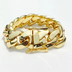 Stainless Steel Cuban Bracelet Miami Heavy 10-22MM