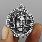 Medusa Steel Pendant Norse Mythology 316L