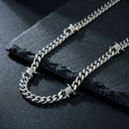 Punk Hiphop Thorns Cuban Chain Necklace for Men Stainless Steel Gothic Choker Necklace Non Fading Waterproof Jewelry