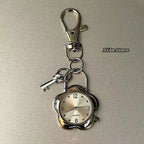 Original Hollow Heart Pocket Watch Chain keychain Design Steampunk Clock Vintage Necklace Pendant Jewelry Watch Men
