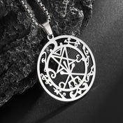 Stainless Steel Spider Pendant Necklace — Statement