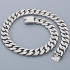 Men's 72CM Long 24MM Wide Curb Cuban Link Chain Necklaces Heavy Stainless Steel On Neck Chains for Man Party Jewelry