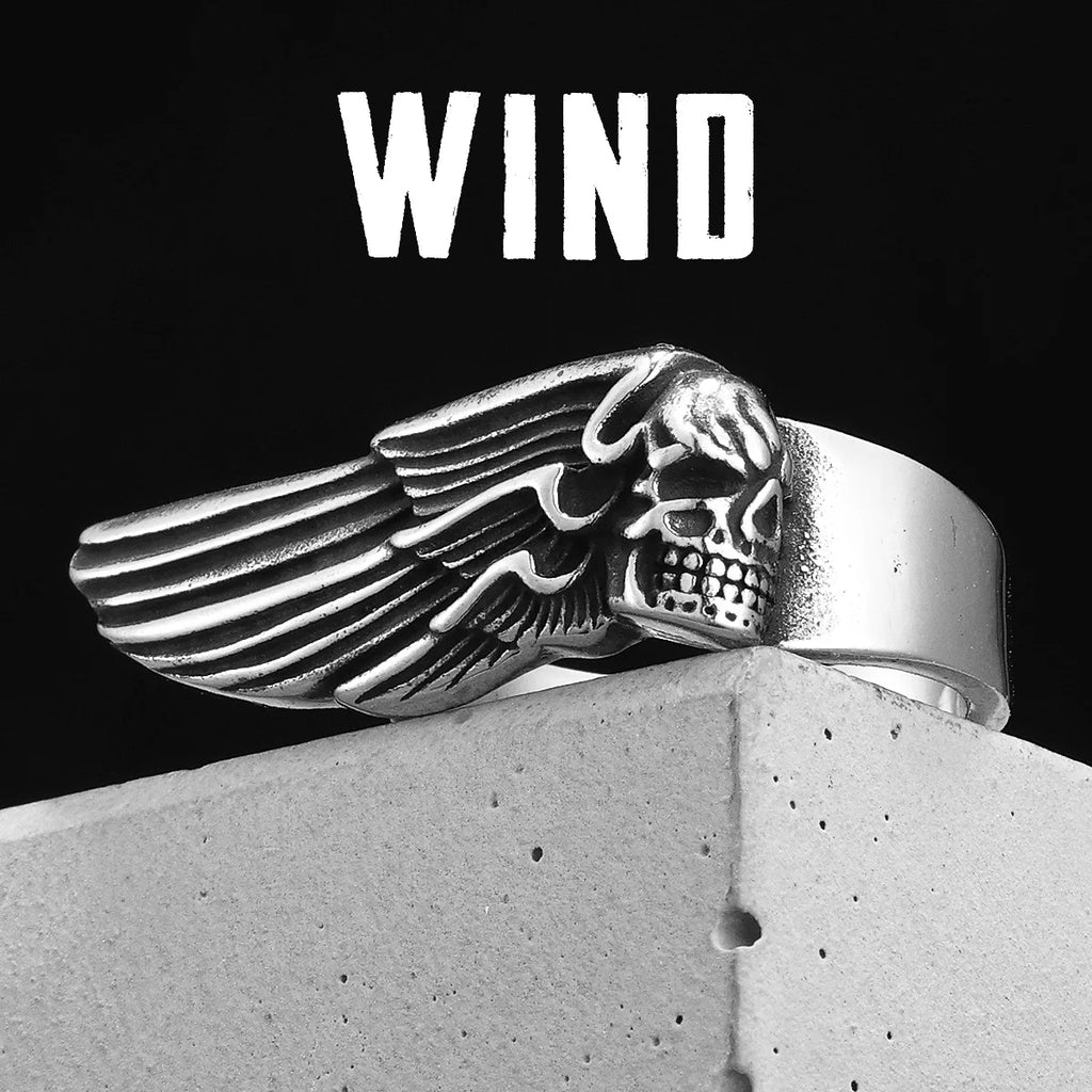 Skull Ring Black Edition — Stainless Steel