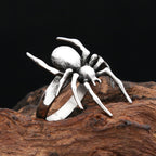 Spider Steel Ring Vintage Punk 316L Gothic Biker