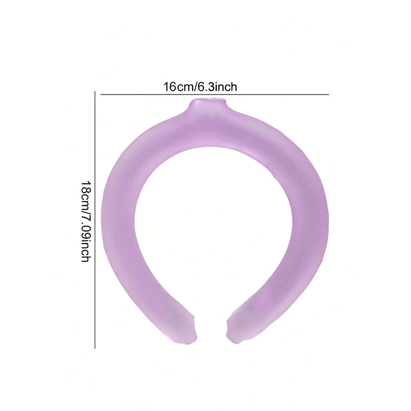 Summer Neck Cooling Ring Lasting Neck Wearable Gel Ice Pack Reusable Ice Cushion Portable Outdoor Sports Cooling