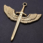 Sword Dagger Wing Pendants DIY Necklace Making — Stainless Steel