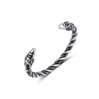 Viking Eagle Head Bracelet — Stainless