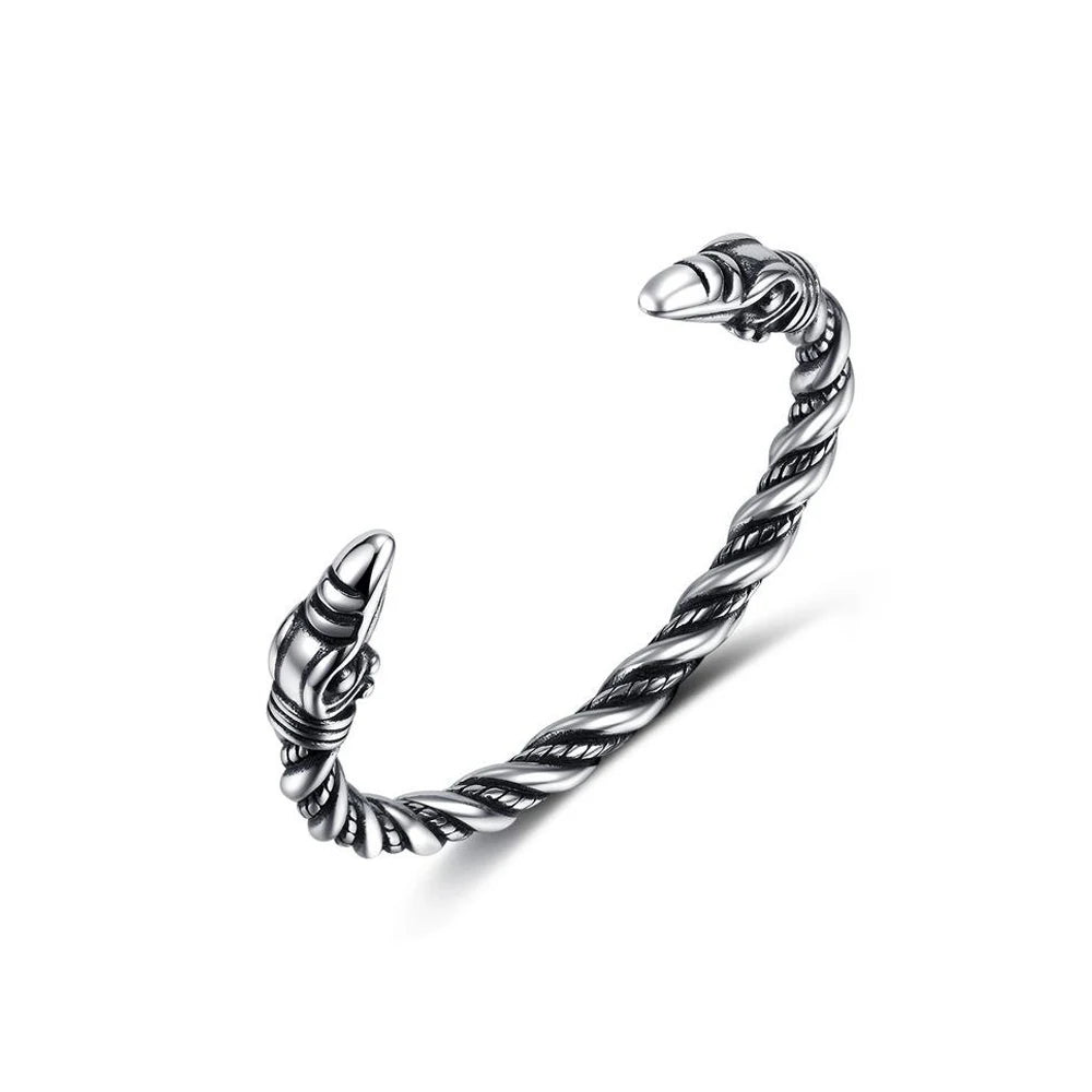 Viking Eagle Head Bracelet — Stainless