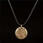 Tibetan Buddha Pendant Necklace — Copper Alloy