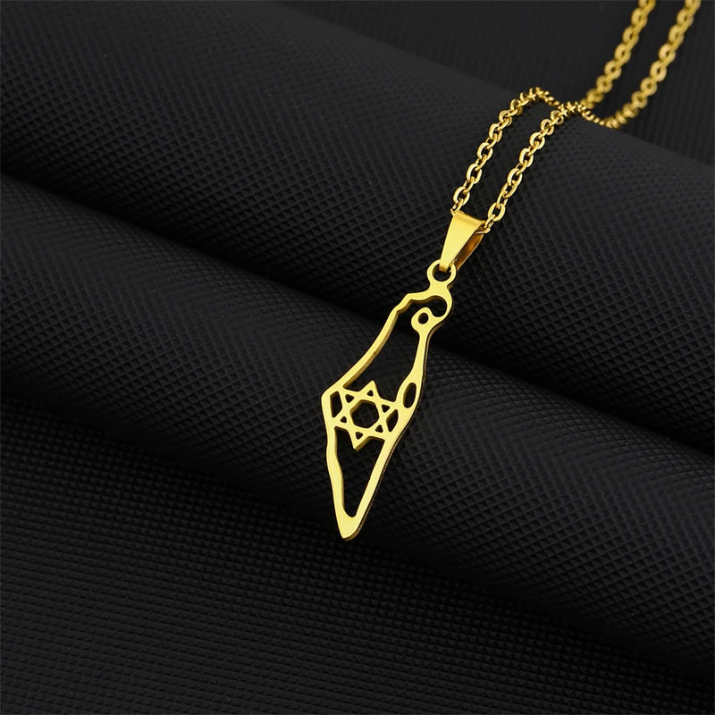 Israel Hexagram Star Pendant Necklace
