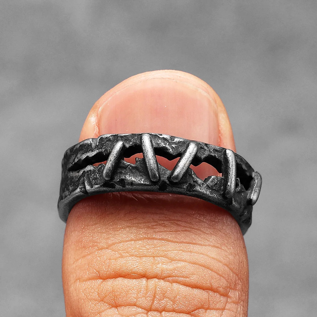 Suture Ring Stainless Steel Retro