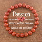 Multi-Color Bead Bracelet with Adjustable Length