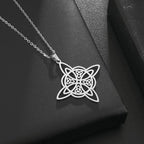 Stainless Steel Zeus Thunder Necklace Lightning Charm for Men and Women Hip Hop Trend Street Party Cool Jewelry