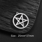 Gothic Satan Goat Stainless Steel Pendant Necklace