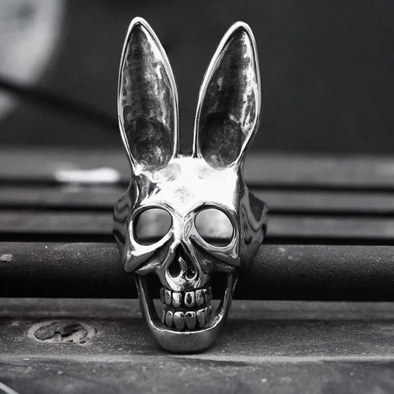 Christmas Charm Halloween Octopus Skull Punk Stainless Steel Seaman Rings Men Anel Puck Jewelry Gift for Sailor
