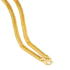 10mm 60cm Dominant Whip Necklace Men's Gold whip chain, full of aura, perfect for business meetings