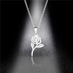 Star of David Heart Pendant Necklace — Stainless Steel