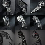 Gothic Punk Dragon Eagle Skull Joint Knuckle Full Finger Claw Ring Unisex Cool Heavy Rock Party Club Charm Knuckle