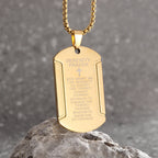 New Gold Color Crucifix Image Men\\'s Pendant Christ Miami Cuban Religious Necklace for Daily Wear Fashion Jewelry Accessories