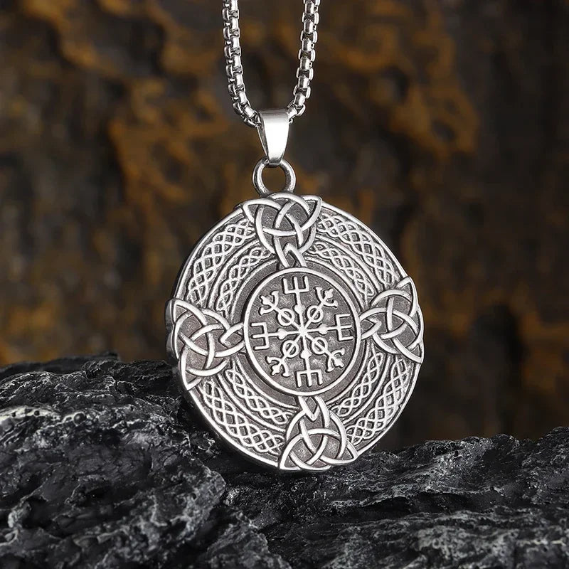 Hebrew Pentagram Star Pendant Necklace — Amulet
