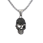Gothic Skull Pendant Necklace — Stainless Steel