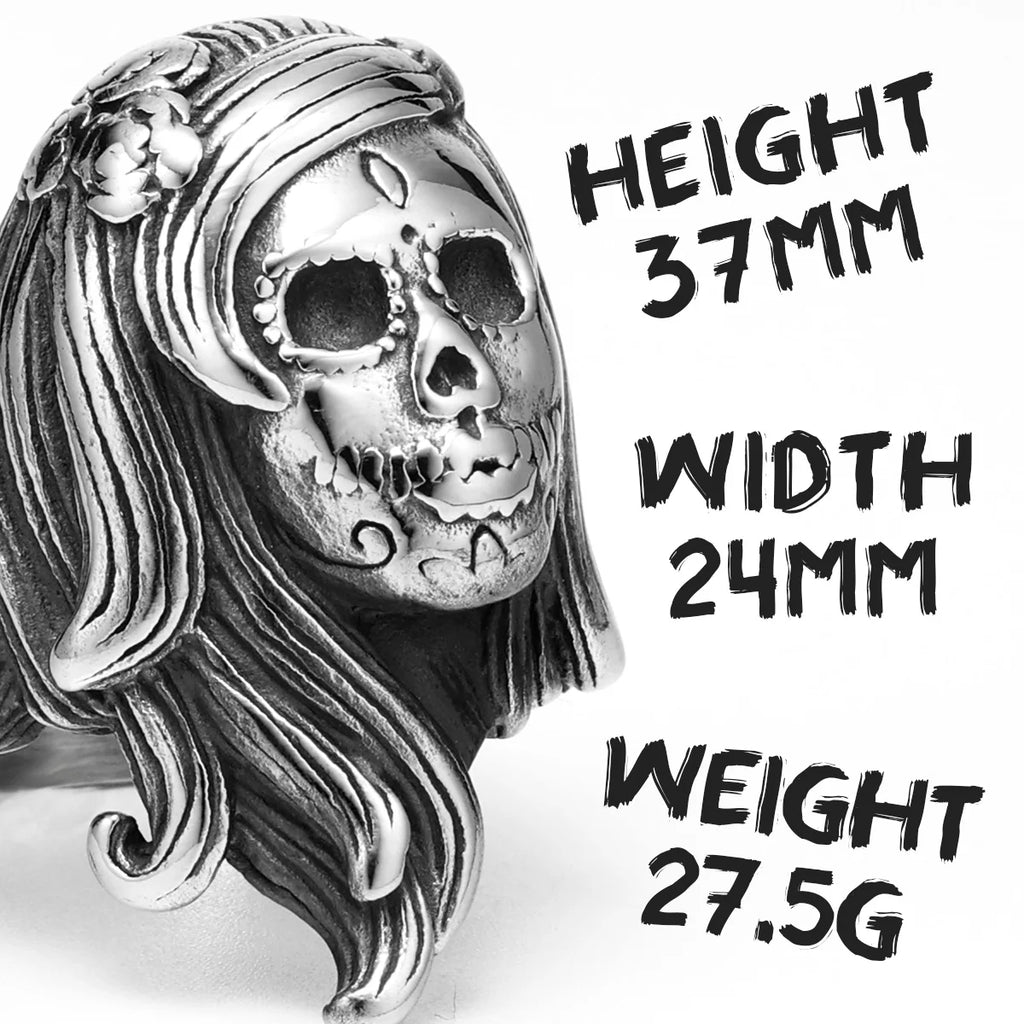 Skull Gothic Ring Stainless Steel