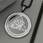 Horus Eye Gold Pendant Ancient Egyptian Symbol
