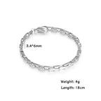 Paperclip Cable Chain Bracelet — Stainless Steel