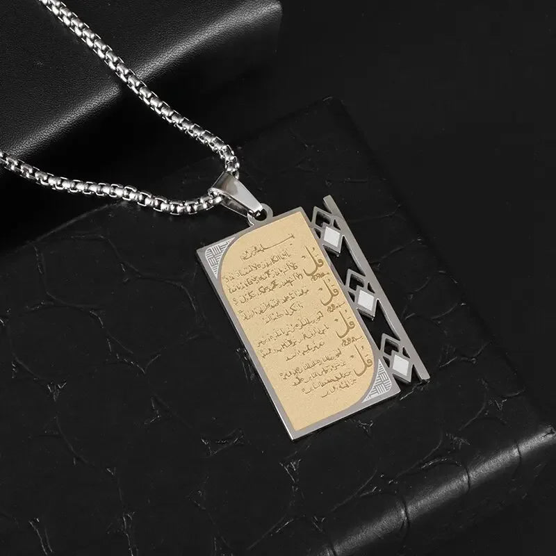 Hip Hop Military Style Stainless Steel Dog Tag Pendant Necklace for Men Women Gold Plated Personalized Id Card Name
