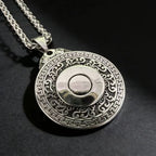 Dragon Steel Pendant 316L Relief Totem Vintage