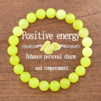 Multi-Color Bead Bracelet with Adjustable Length
