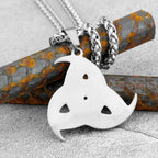 Celtic Trinity Knot Pendant Necklace — Stainless Steel