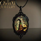 Gothic Crow Cross Pendant Necklace