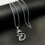 Dragon Steel Pendant Chinese Style Versatile