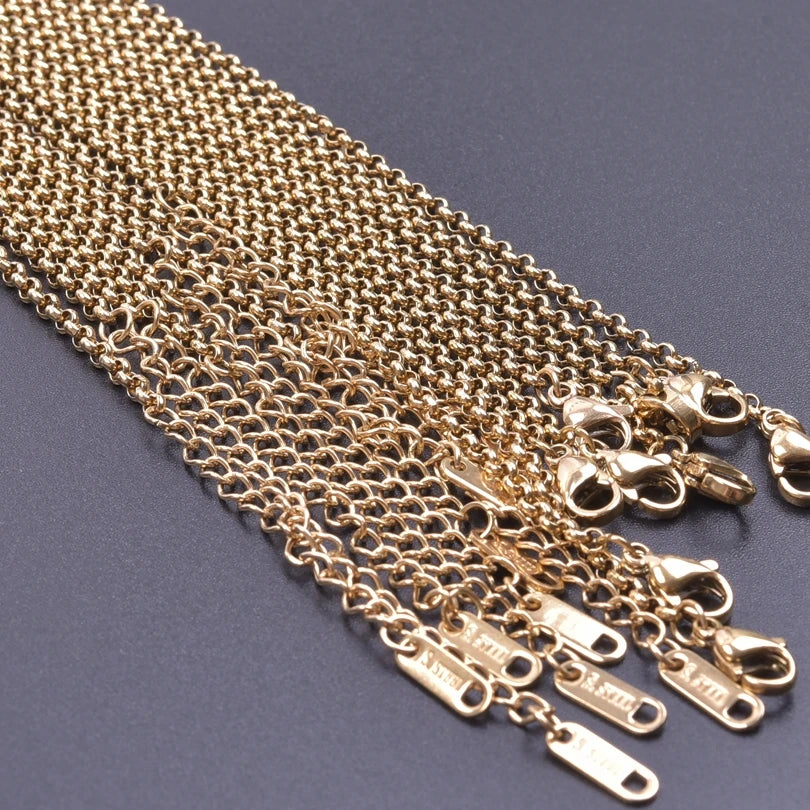 Stainless Steel Chain Necklace — 2.5mm
